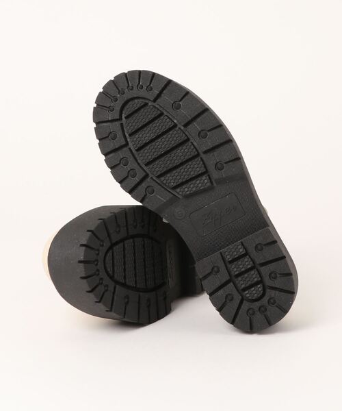 Zipper（ジッパー）の「【Zipper】 厚底レースアップシューズ（ドレスシューズ・レディース・ベージュ/ブラック・L/S/M/LL）」の4枚目の写真