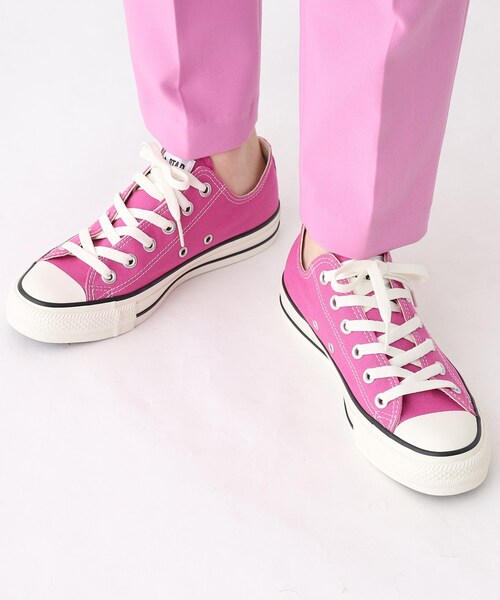 CONVERSE ALL STAR（コンバースオールスター）の「◆【CONVERSE（コンバース）】オールスター (R) OX（スニーカー・レディース・イエロー/ミント/ベビーピンク/ブルー・55/45/35）」の7枚目の写真