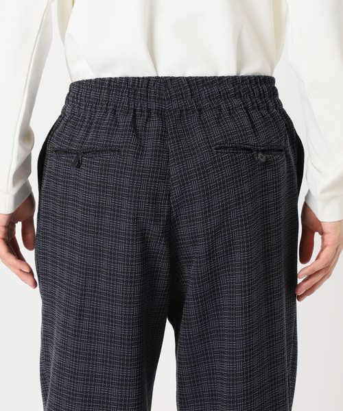 417 EDIFICE（フォーワンセブンエディフィス）の「バスケットワイドイージーパンツ（スラックス・メンズ・ホワイト/ブラック/ネイビー/ブラウン/グリーン・MEDIUM/LARGE）」の7枚目の写真