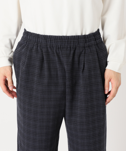 417 EDIFICE（フォーワンセブンエディフィス）の「バスケットワイドイージーパンツ（スラックス・メンズ・ホワイト/ブラック/ネイビー/ブラウン/グリーン・MEDIUM/LARGE）」の8枚目の写真