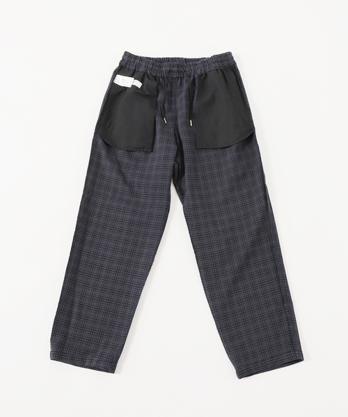 417 EDIFICE（フォーワンセブンエディフィス）の「バスケットワイドイージーパンツ（スラックス・メンズ・ホワイト/ブラック/ネイビー/ブラウン/グリーン・MEDIUM/LARGE）」の12枚目の写真