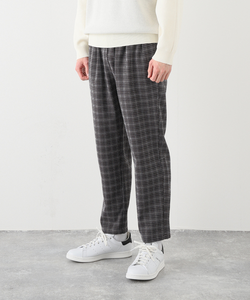 417 EDIFICE（フォーワンセブンエディフィス）の「バスケットワイドイージーパンツ（スラックス・メンズ・ホワイト/ブラック/ネイビー/ブラウン/グリーン・MEDIUM/LARGE）」の18枚目の写真