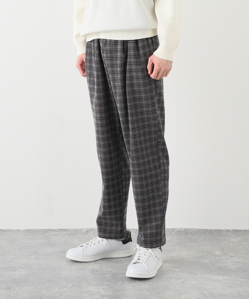 417 EDIFICE（フォーワンセブンエディフィス）の「バスケットワイドイージーパンツ（スラックス・メンズ・ホワイト/ブラック/ネイビー/ブラウン/グリーン・MEDIUM/LARGE）」の19枚目の写真