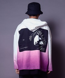 AFYF | AFYF GRD LS PARKA/ビッグシルエット グラデーション パーカー長袖(パーカー)