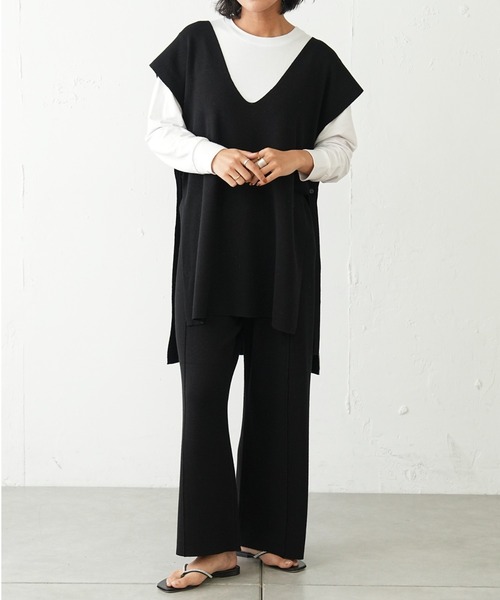 服/ファッション OUVRAGE CLASSE  TOKYO OUVRAGE CLASSE（ウヴラージュクラス）の「ニットセットアップ（パンツ