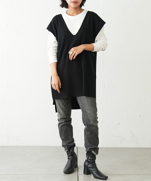 服/ファッション OUVRAGE CLASSE  TOKYO OUVRAGE CLASSE（ウヴラージュクラス）の「ニットセットアップ（パンツ