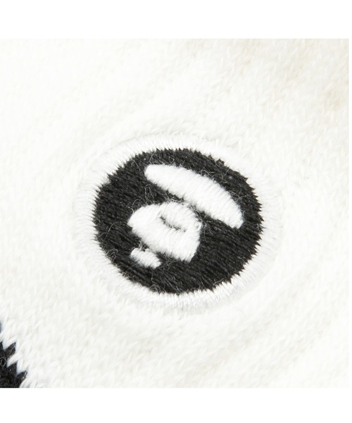 AAPE BY A BATHING APE(エーエイプバイアベイシングエイプ)の「AAPE NOW SOCKS L(ソックス/靴下・メンズ・カーキ/ブラック/ベージュ系その他7/ホワイト/グレー系その他5/ピンク/グリーン系その他・SMALL/LARGE)」の10枚目の写真