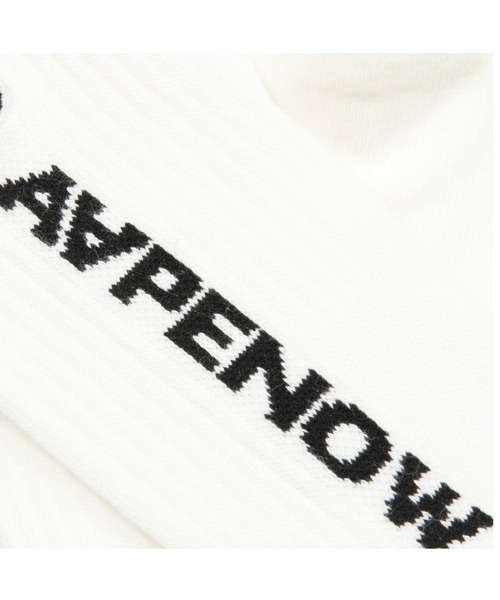 AAPE BY A BATHING APE(エーエイプバイアベイシングエイプ)の「AAPE NOW SOCKS L(ソックス/靴下・メンズ・カーキ/ブラック/ベージュ系その他7/ホワイト/グレー系その他5/ピンク/グリーン系その他・SMALL/LARGE)」の11枚目の写真