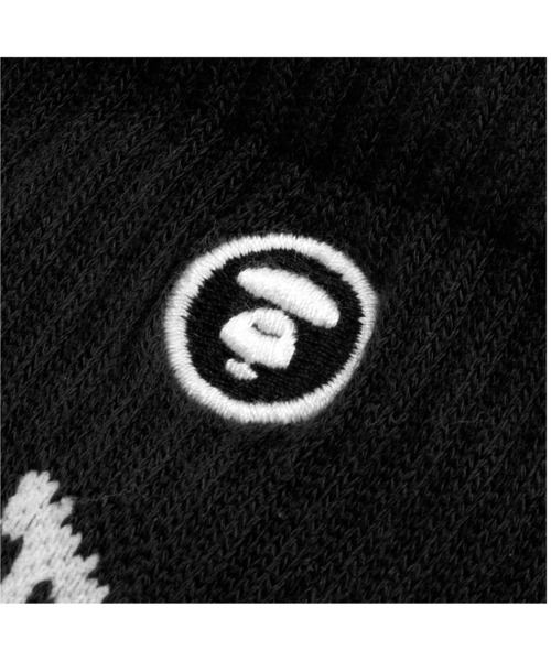 AAPE BY A BATHING APE(エーエイプバイアベイシングエイプ)の「AAPE NOW SOCKS L(ソックス/靴下・メンズ・カーキ/ブラック/ベージュ系その他7/ホワイト/グレー系その他5/ピンク/グリーン系その他・SMALL/LARGE)」の8枚目の写真