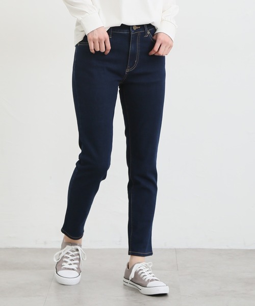 Honeys（ハニーズ）の「スリムデニムスキニー（股下６４ｃｍ）（デニムパンツ・レディース・ブラック/ブルー/ワンウォッシュ/ライトインディゴブルー・SS/S/M/L/LL）」の4枚目の写真