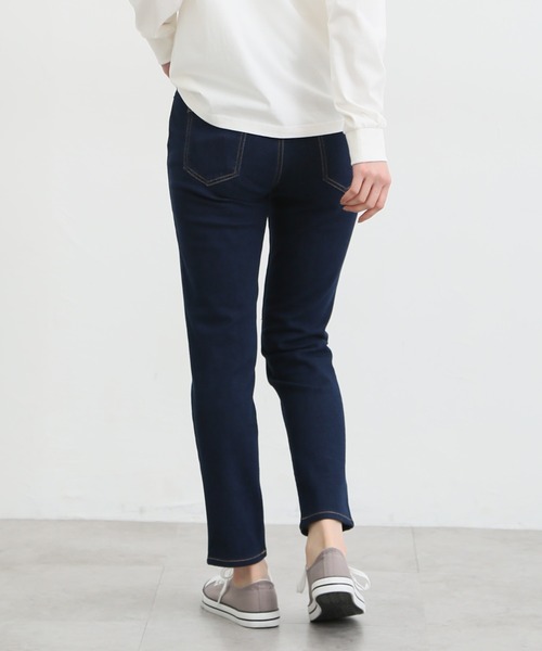 Honeys（ハニーズ）の「スリムデニムスキニー（股下６４ｃｍ）（デニムパンツ・レディース・ブラック/ブルー/ワンウォッシュ/ライトインディゴブルー・SS/S/M/L/LL）」の13枚目の写真