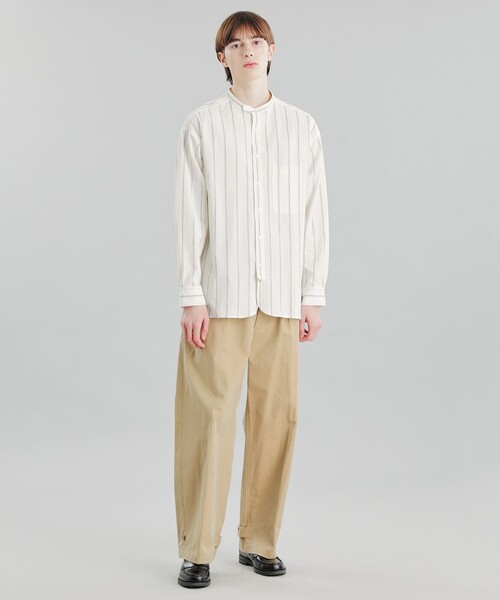 MACKINTOSH PHILOSOPHY（ﾏｯｷﾝﾄｯｼｭ ﾌｨﾛｿﾌｨｰ）の「GREY LABEL 【BALCOMBE(バルカム)】（その他パンツ・レディース・ベージュ系その他/グリーン・6/5/2）」の7枚目の写真