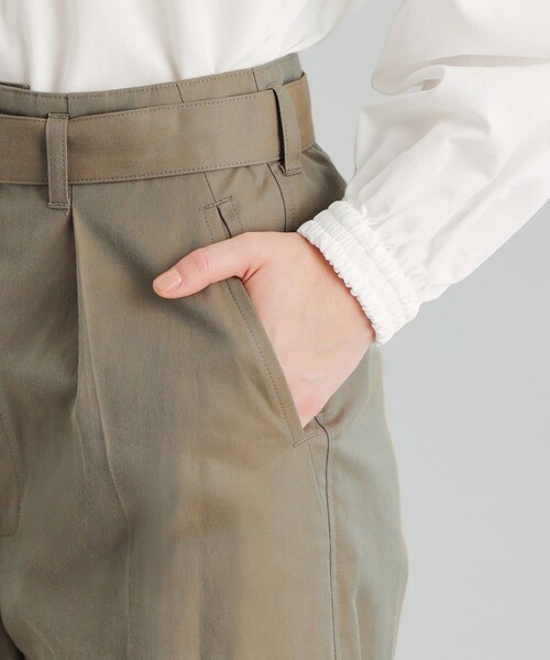 MACKINTOSH PHILOSOPHY（ﾏｯｷﾝﾄｯｼｭ ﾌｨﾛｿﾌｨｰ）の「GREY LABEL 【BALCOMBE(バルカム)】（その他パンツ・レディース・ベージュ系その他/グリーン・6/5/2）」の14枚目の写真