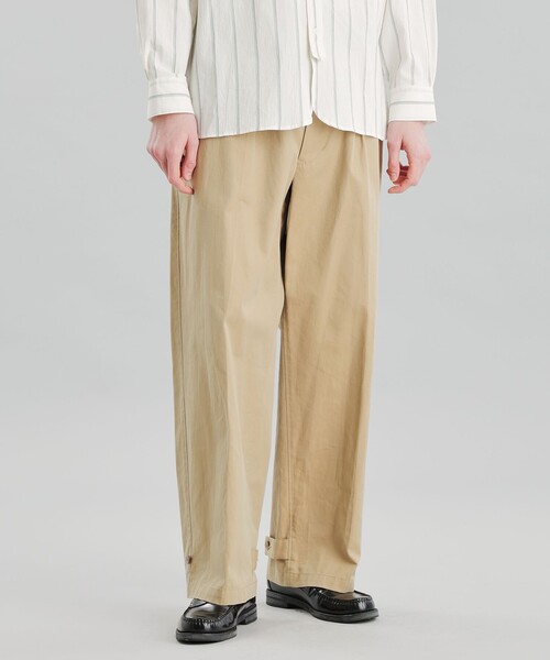 MACKINTOSH PHILOSOPHY（ﾏｯｷﾝﾄｯｼｭ ﾌｨﾛｿﾌｨｰ）の「GREY LABEL 【BALCOMBE(バルカム)】（その他パンツ・レディース・ベージュ系その他/グリーン・6/5/2）」の3枚目の写真