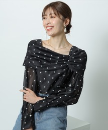新品未使用】Apuweiser-riche ギャザーオフショルブラウス 白 S