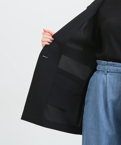 Honeys(ハニーズ)の「カラーレスジレ(ベスト・レディース・ブラック/グレイッシュベージュ/ネイビー/ミント・L/S/LL/M)」の9枚目の写真