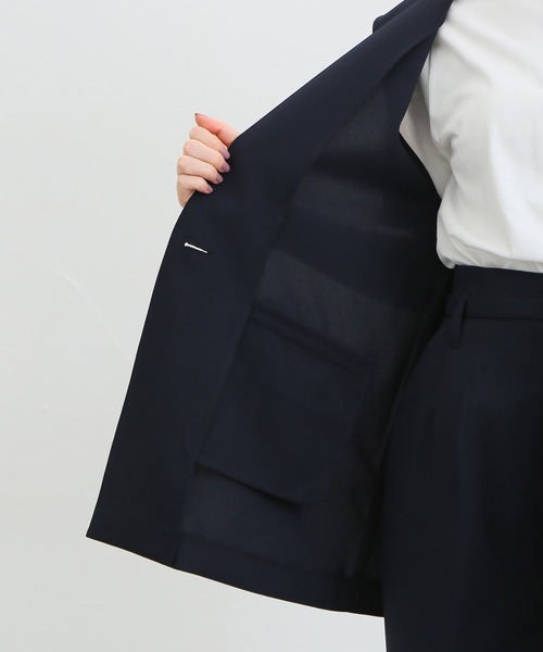 Honeys(ハニーズ)の「カラーレスジレ(ベスト・レディース・ブラック/グレイッシュベージュ/ネイビー/ミント・L/S/LL/M)」の13枚目の写真