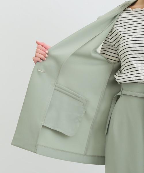 Honeys(ハニーズ)の「カラーレスジレ(ベスト・レディース・ブラック/グレイッシュベージュ/ネイビー/ミント・L/S/LL/M)」の18枚目の写真