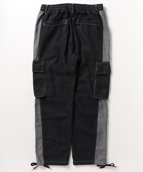THE ATTICO◆テクニカル ワイドレッグパンツ セール】ATC in the attic homme 切り替えワイドデニムカーゴ