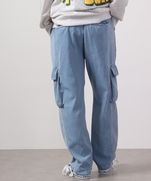 セール】ATC in the attic homme 切り替えワイドデニムカーゴ