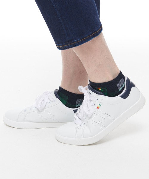 Arnold Palmer（アーノルドパーマー）の「パーマーチェック スニーカーソックス（ソックス/靴下・レディース・ベージュ/ネイビー・23-25cm/25-27CM）」の8枚目の写真