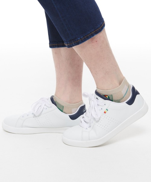 Arnold Palmer（アーノルドパーマー）の「パーマーチェック スニーカーソックス（ソックス/靴下・レディース・ベージュ/ネイビー・23-25cm/25-27CM）」の6枚目の写真