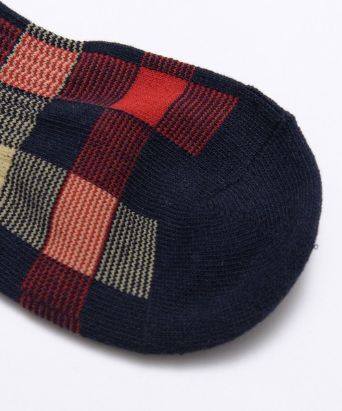 Arnold Palmer（アーノルドパーマー）の「パーマーチェック スニーカーソックス（ソックス/靴下・レディース・ベージュ/ネイビー・23-25cm/25-27CM）」の4枚目の写真