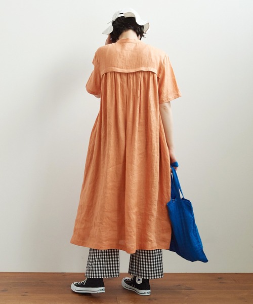 bulle de savon（ビュルデサボン）の「60s フレンチリネン ギャザー