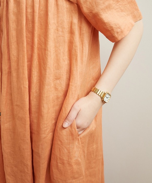 bulle de savon（ビュルデサボン）の「60s フレンチリネン ギャザー