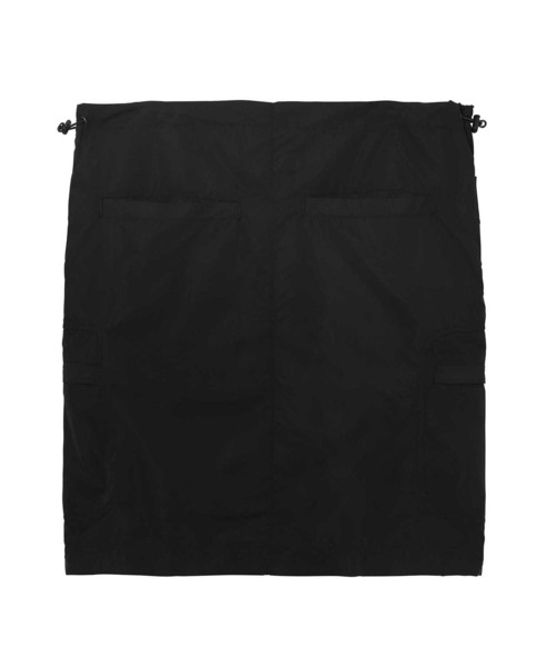 X-girl(エックスガール)の「GATHERED WAIST CARGO SKIRT(スカート・レディース・ブラック/ホワイト/ライトグリーン・S/M)」の4枚目の写真