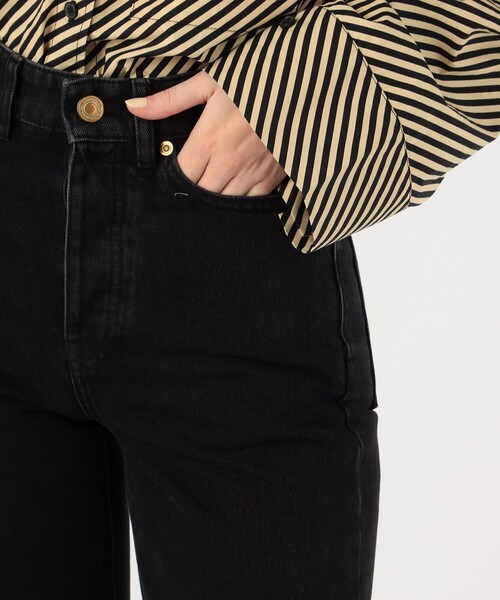 BY MALENE BIRGER（バイマレーネビルガー）の「BY MALENE BIRGER ストレートブラックデニム（デニムパンツ・レディース・ブラック・26/27）」の5枚目の写真