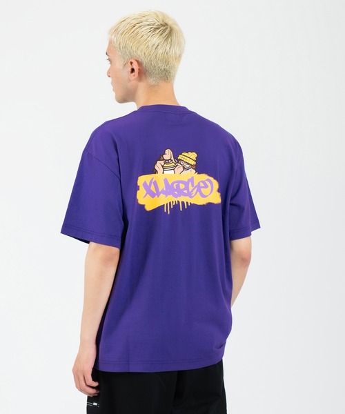 LOVE EAR ARTイベント限定 スプラッシュＴシャツ パープル×ブラック LOVE EAR ARTイベント限定 スプラッシュTシャツ パープル×ブラック