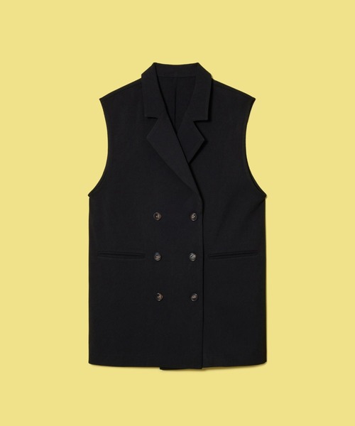 FOREVER 21(フォーエバー トゥエンティーワン)の「【VINTAGE】ジャケットジレ(ベスト・レディース・ベージュ/ブラック/ライトブラウン・FREE)」の5枚目の写真