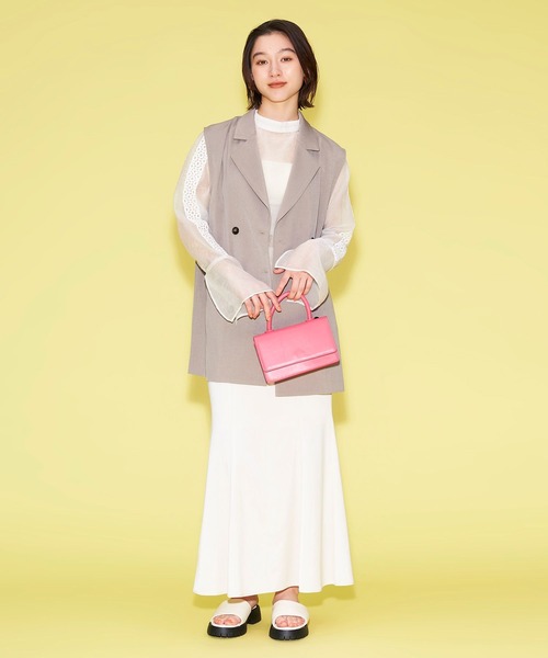 FOREVER 21(フォーエバー トゥエンティーワン)の「【VINTAGE】ジャケットジレ(ベスト・レディース・ベージュ/ブラック/ライトブラウン・FREE)」の13枚目の写真