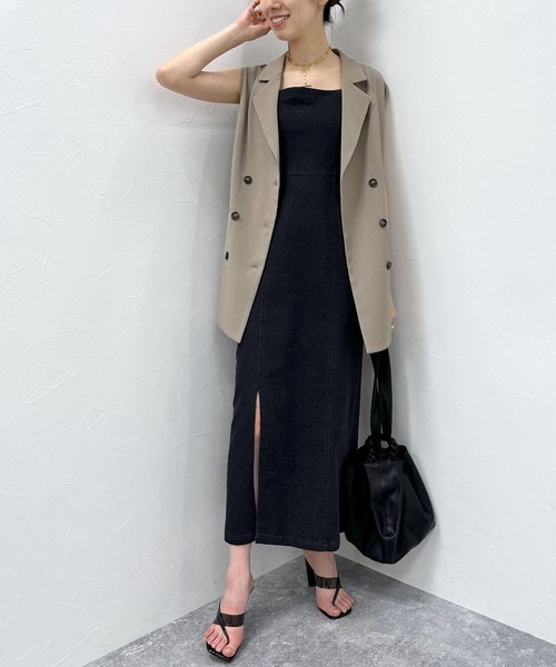 FOREVER 21(フォーエバー トゥエンティーワン)の「【VINTAGE】ジャケットジレ(ベスト・レディース・ベージュ/ブラック/ライトブラウン・FREE)」の17枚目の写真