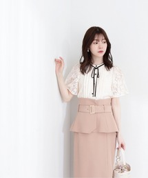 PROPORTION BODY DRESSING | フレアースリーブレースブラウス / 1213110407(シャツ/ブラウス)