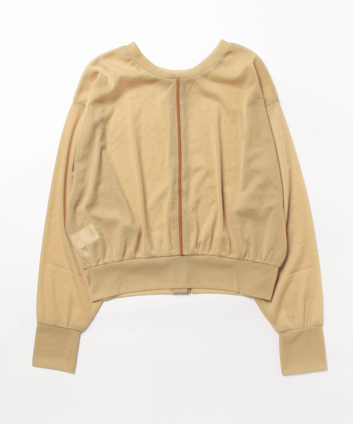 CLANE(クラネ)の「CLANE/クラネ/W FACE CENTER LINE CARDIGAN(カーディガン/ボレロ・レディース・ブルー/ブラック/ベージュ・1)」の4枚目の写真