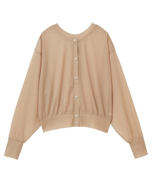 CLANE(クラネ)の「CLANE/クラネ/W FACE CENTER LINE CARDIGAN(カーディガン/ボレロ・レディース・ブルー/ブラック/ベージュ・1)」の20枚目の写真