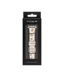 COACH（コーチ）の「「COACH/コーチ」 APPLE WATCH 専用ストラップ チョーク フローラル プリント 皮 レザー アップルウォッチ 38mm 40mm 41mm（デジタル腕時計）」
