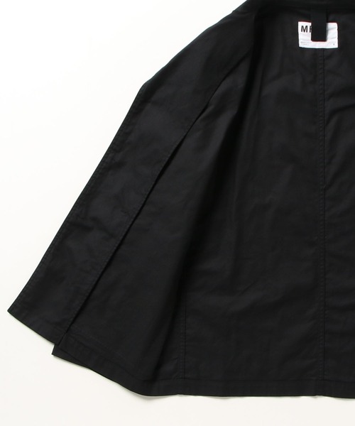 MHL.（エムエイチエル）の「ORGANIC LIGHT COTTON TWILL（テーラードジャケット・メンズ・ベージュ系その他/ブラック・LARGE/MEDIUM/SMALL）」の7枚目の写真