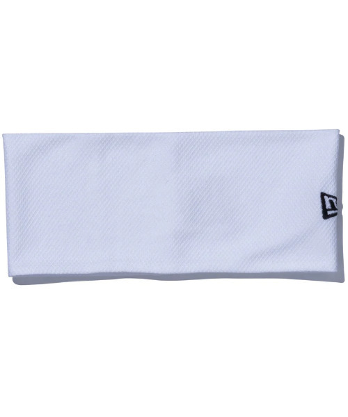 NEW ERA（ニューエラ）の「NEW ERA/ニューエラ ヘッドバンド フラッグロゴ 吸汗速乾 ストレッチ 13517797/13517798/14110166（ヘアバンド・メンズ・ホワイト/ホワイト×ブラック・FREE）」の4枚目の写真