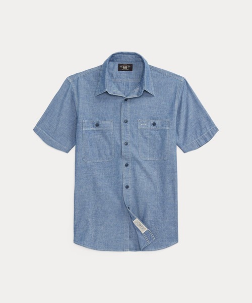 インディゴ シャンブレー ワークシャツ（シャツ/ブラウス）｜RRL