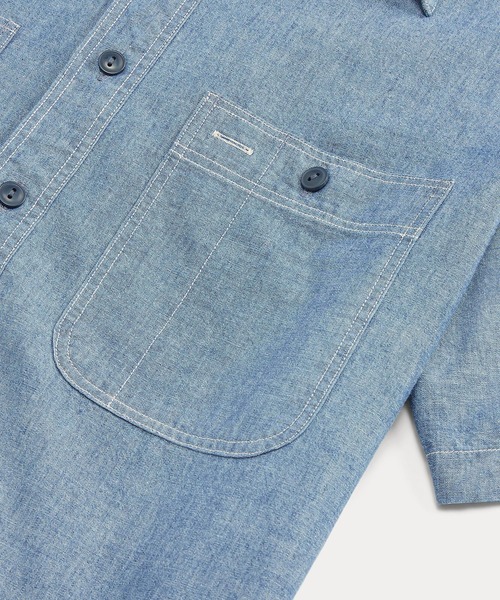 インディゴ シャンブレー ワークシャツ（シャツ/ブラウス）｜RRL