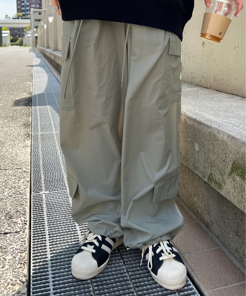 美品　XL　B.BALLSY ボールジィ　スウェット　カーゴパンツ　ゆるダボ セール】ゆるだぼナイロンカーゴパンツ（カーゴパンツ