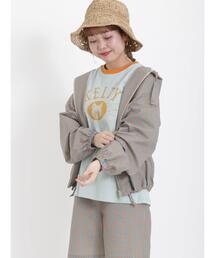 Samansa Mos2 | 【KELTYＸSamansaMos2】シアサッカーシャツパーカー(パーカー)