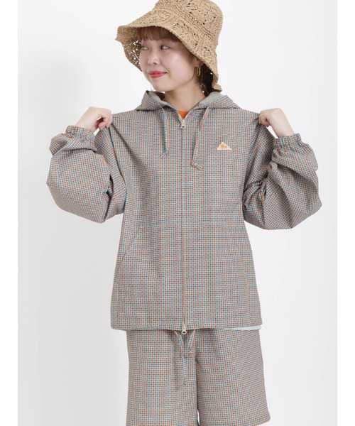 Samansa Mos2（サマンサ モスモス）の「【KELTY×SamansaMos2】シアサッカーシャツパーカー（パーカー・レディース・ブラック/オレンジ・ﾌﾘ-）」の14枚目の写真