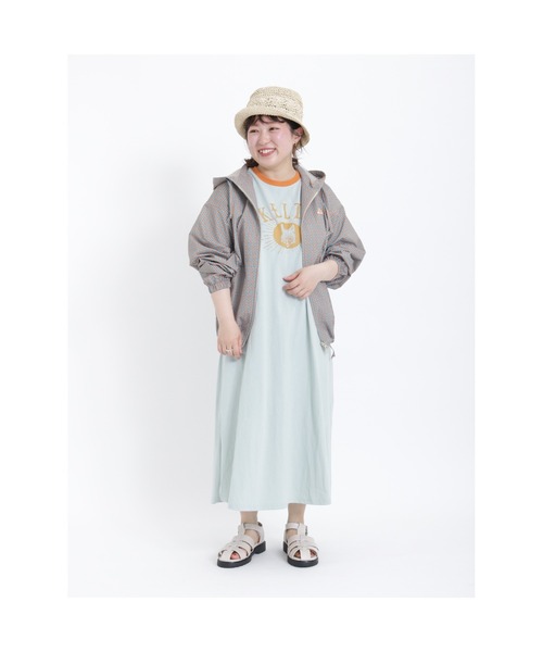 Samansa Mos2（サマンサ モスモス）の「【KELTY×SamansaMos2】シアサッカーシャツパーカー（パーカー・レディース・ブラック/オレンジ・ﾌﾘ-）」の19枚目の写真