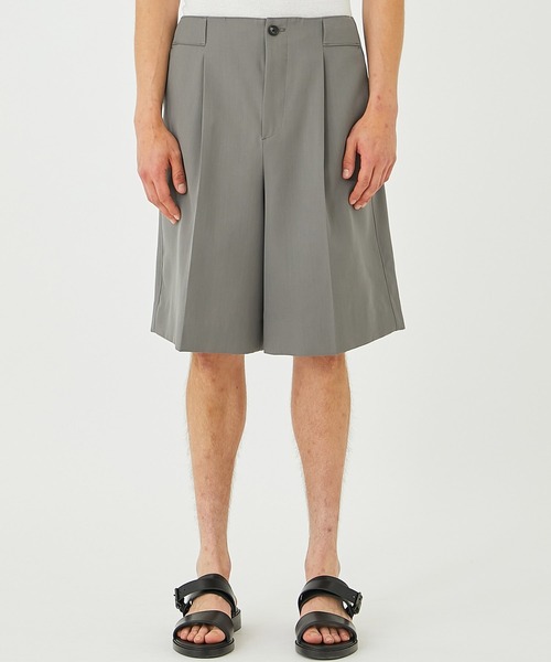 UNITED TOKYO(ユナイテッドトウキョウ)の「HARD GABARDINE SHORT PANTS(その他パンツ・メンズ・ライトグレー/ダークグレー・1/2)」の10枚目の写真