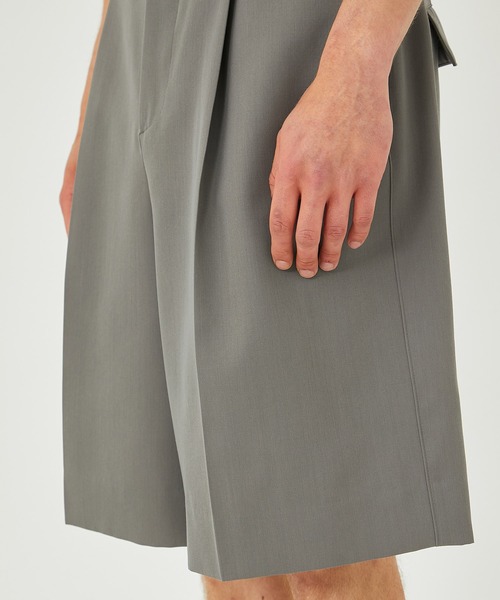 UNITED TOKYO(ユナイテッドトウキョウ)の「HARD GABARDINE SHORT PANTS(その他パンツ・メンズ・ライトグレー/ダークグレー・1/2)」の16枚目の写真