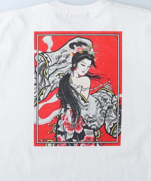 Right-on(ライトオン)の「WIHNEPUTAT(Tシャツ/カットソー・レディース・ホワイト/ブラック・M/L)」の9枚目の写真